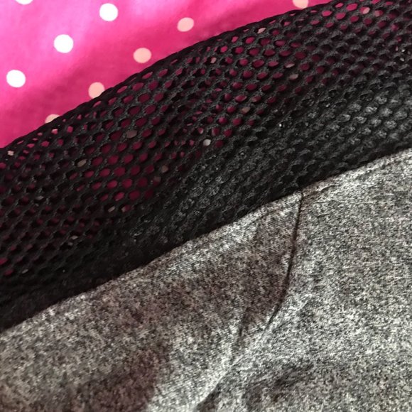 Grey Mesh Crop Top - Picture 2 of 4